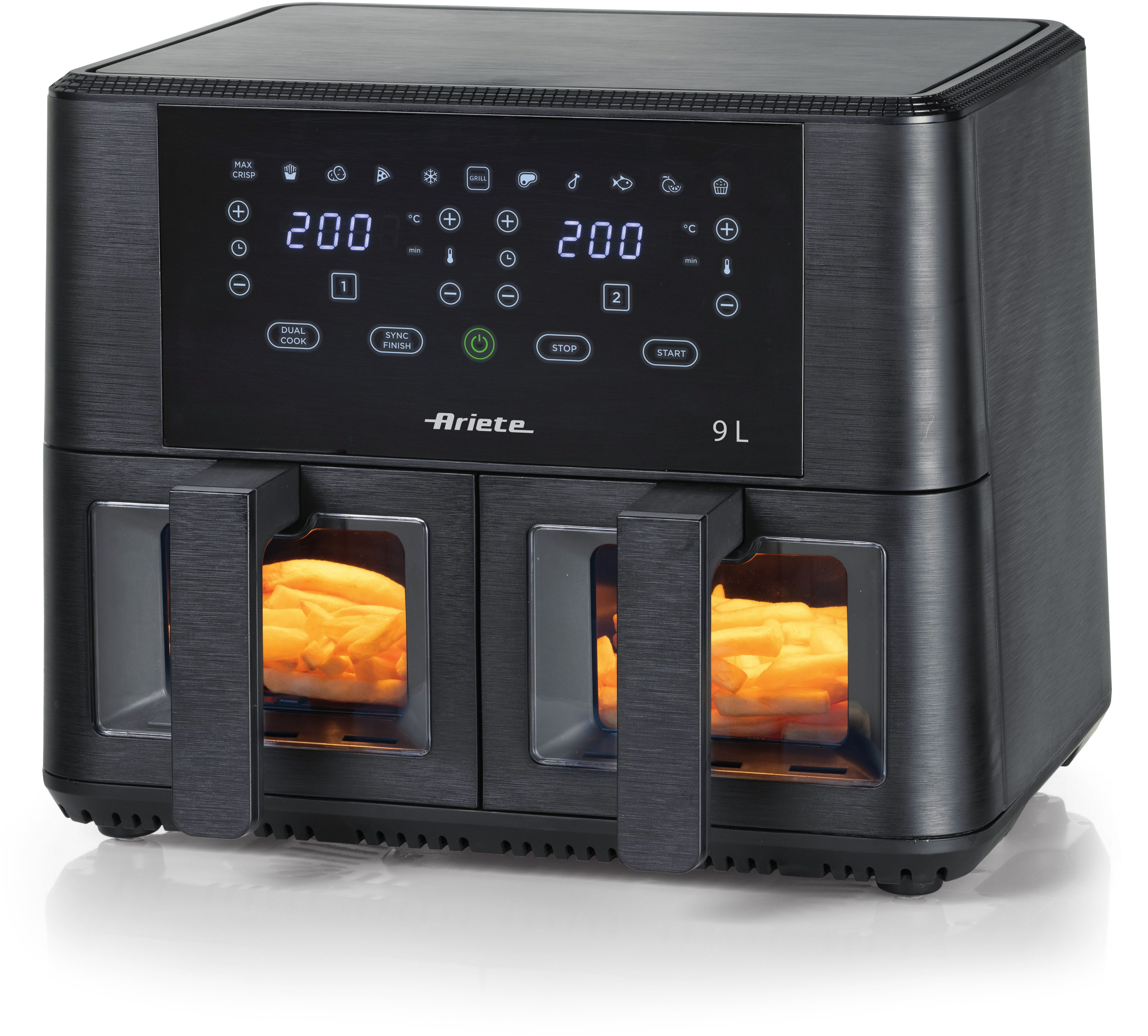Heißluftfritteuse 4631 Air Fryer Dual 9 L