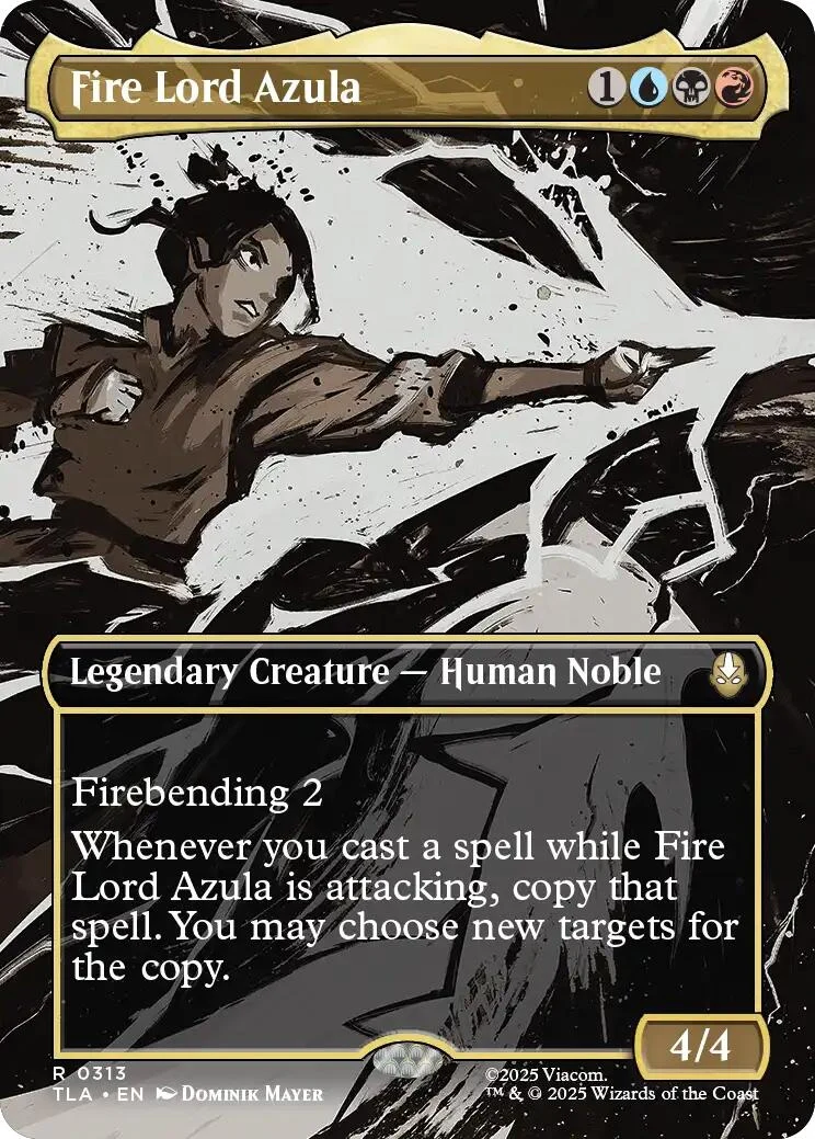 Fire Lord Azula (0313) (Borderless) (313) (Avatar: The Last Airbender)