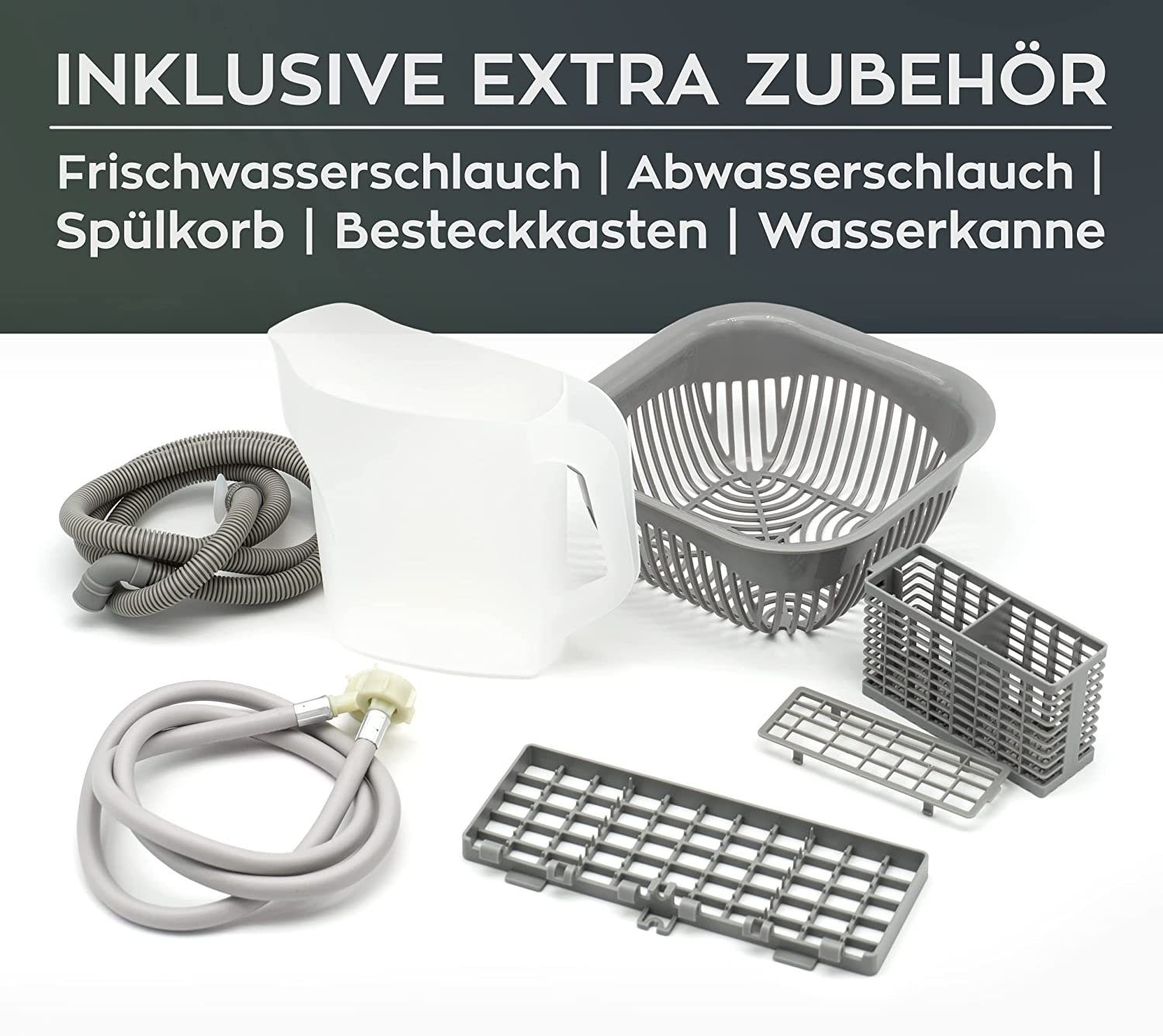 Tischgeschirrspüler Mini Geschirrspüler HTG 8841