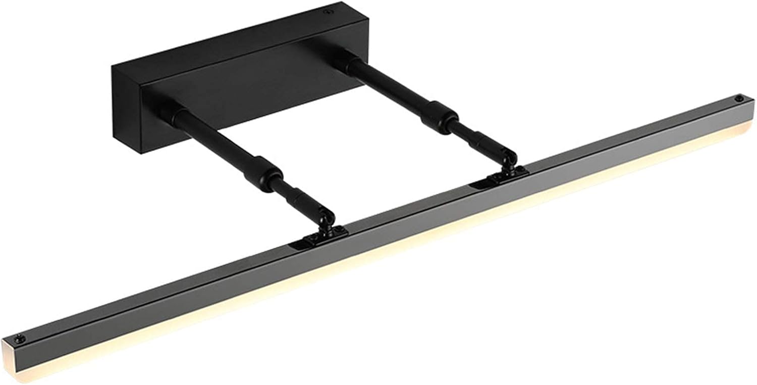 Led Badezimmer Spiegel Front Light Bad Spiegel Lichter Mit Drehbarem 180 ° Lampenkopf, Skalierbar 17-24Cm, Metall Spiegel Schrank Lichter Für Hotel Restaurant/80Cm/18W