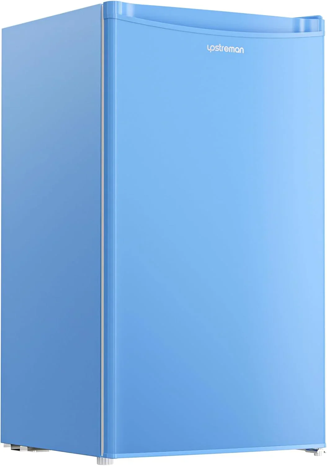 Upstreman 3.2 Cu.Ft Mini Fridge Freezer Single Door Fridge Dorm Fridge Adjustable Thermostat