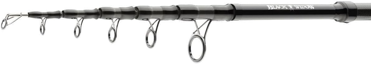 Bundle 2X Black Widow Tele Karpfencombo 3,60m / 3lbs + Freilaufrolle Karpfenset Paarpreis