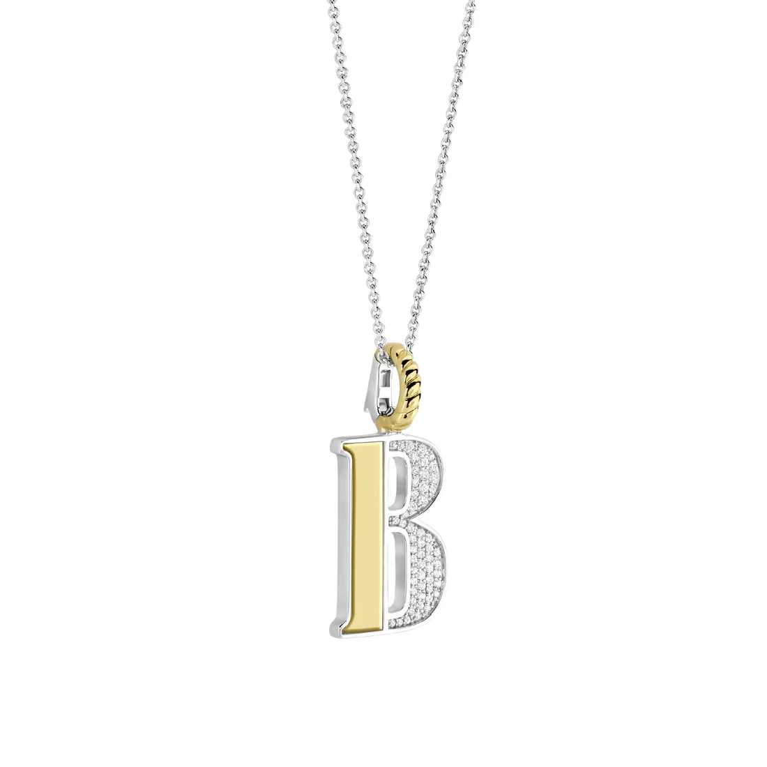 Collana Ti Sento Milano pendente iniziale B argento 6840ZY_B
