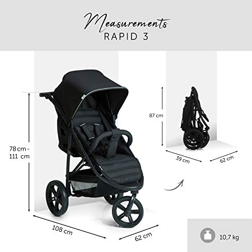 Passeggino Pieghevole Reclinabile Maniglione Regolabile