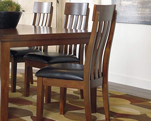 Ashley Furniture Signature Design   Ralene Upholstered Dining Side Chair   Rake Back Style   Set of 2   Medium Brown : Amazon.it: Casa e cucina