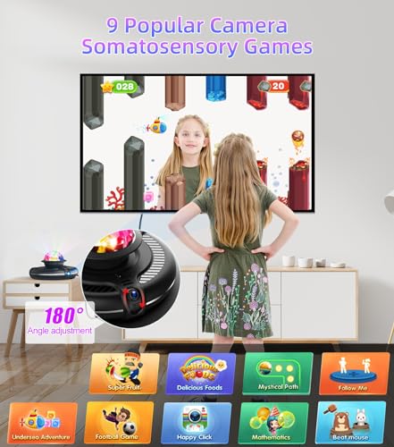 FWFX Tappetino da ballo per bambini e adulti, per esercizi e fitness, gioco per TV, tappetino da ballo wireless per doppio utente, tappetino da ballo musicale elettronico con fotocamera HD, per : Amazon.it: Giochi e giocattoli