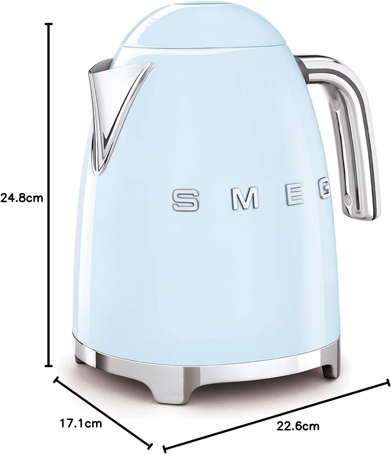 Smeg, 2x2 TSF01CREU -Toaster, 2 Schlitze für 2 Scheiben, 6 Vergoldungsniveaus, Heizfunktion, Abtau- und Bagel- Funktion, Sammelschublade, 950W, Creme