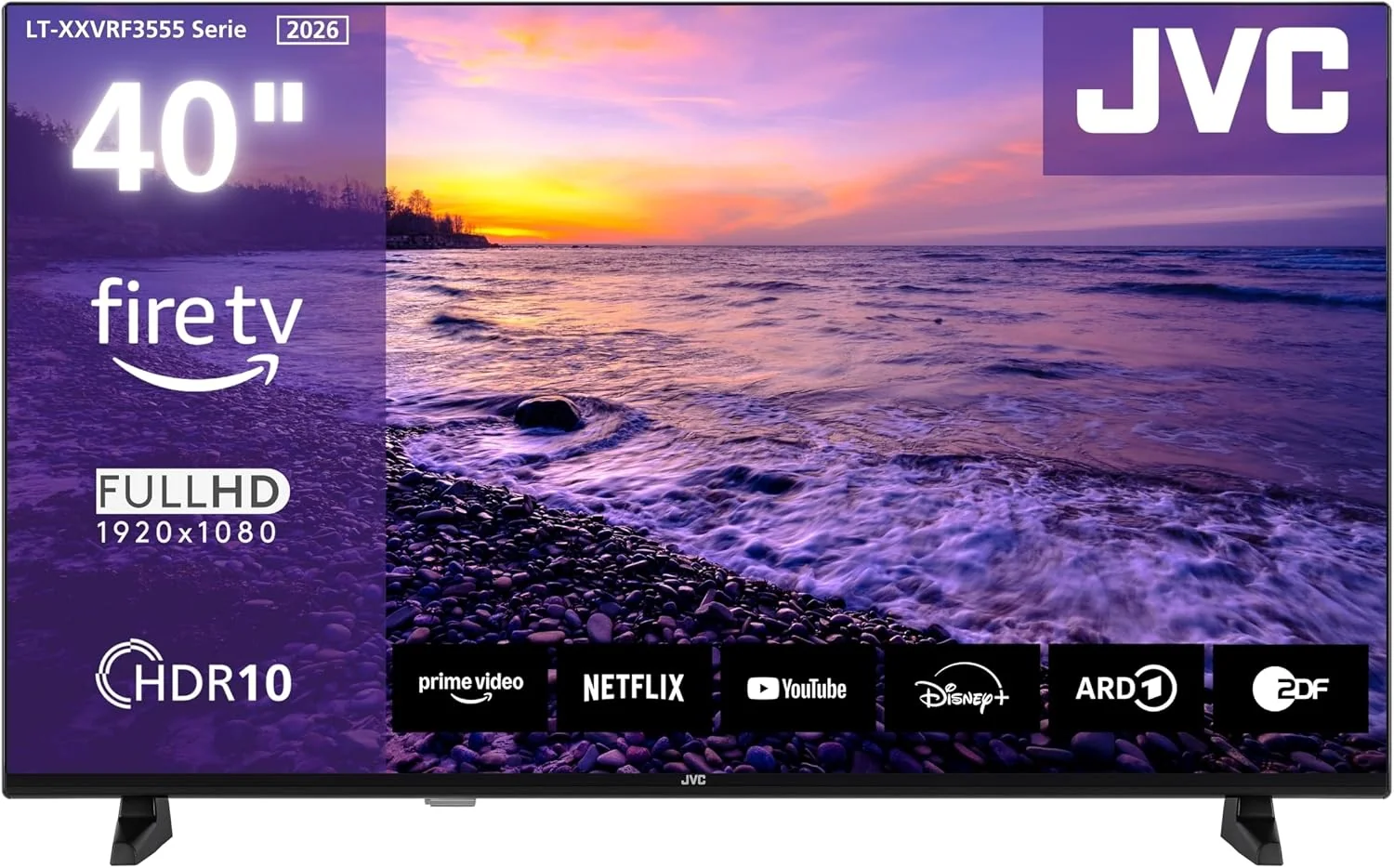 JVC LT-40VRF3555 Fernseher 40 Zoll Fire TV mit Full HD Auflösung Smart TV
