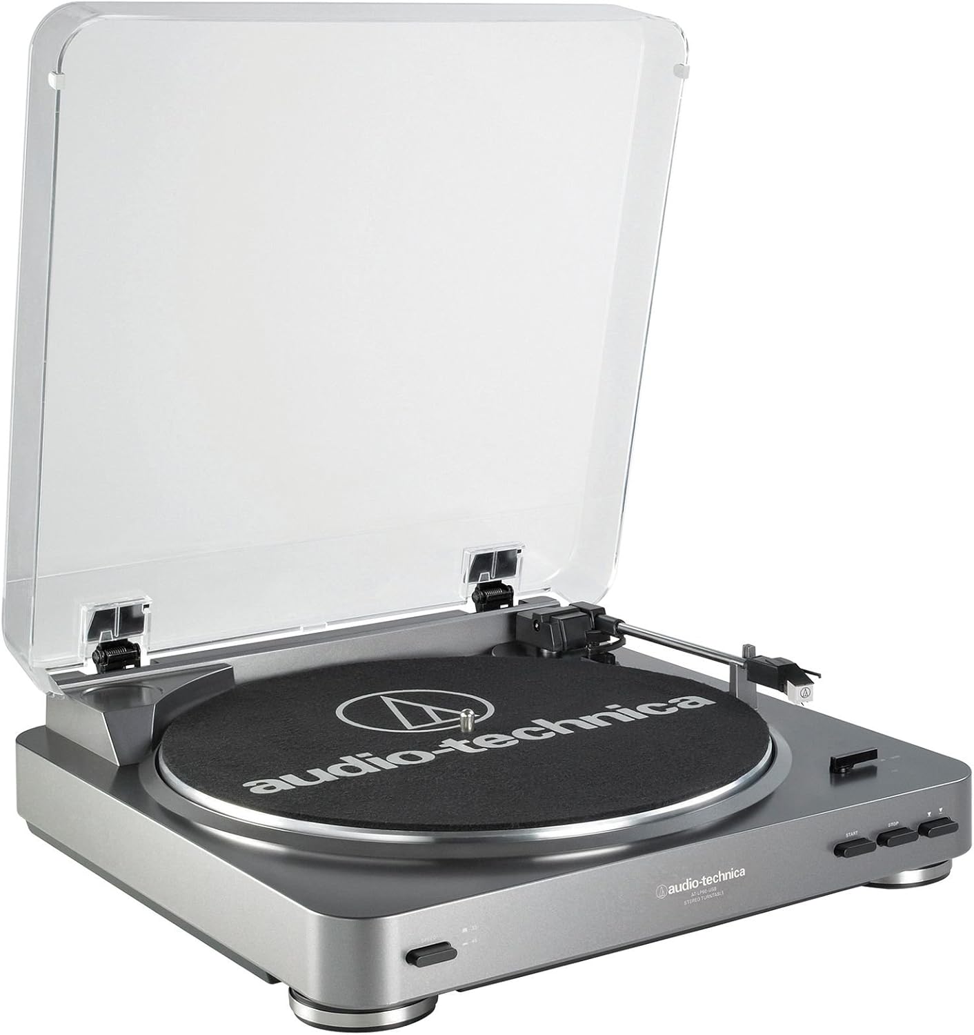 Audio-Technica AT-LP60USB Direct Drive audio turntable, USB & Analog,Silver