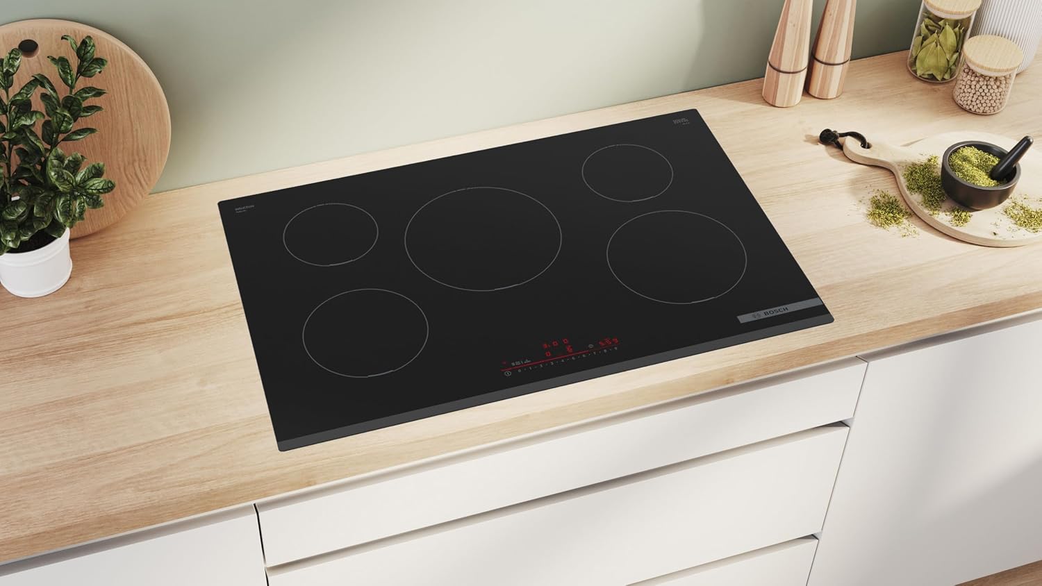 Bosch PIV831HB1E Serie 6 Piano cottura a induzione 80 cm 5 zone standard