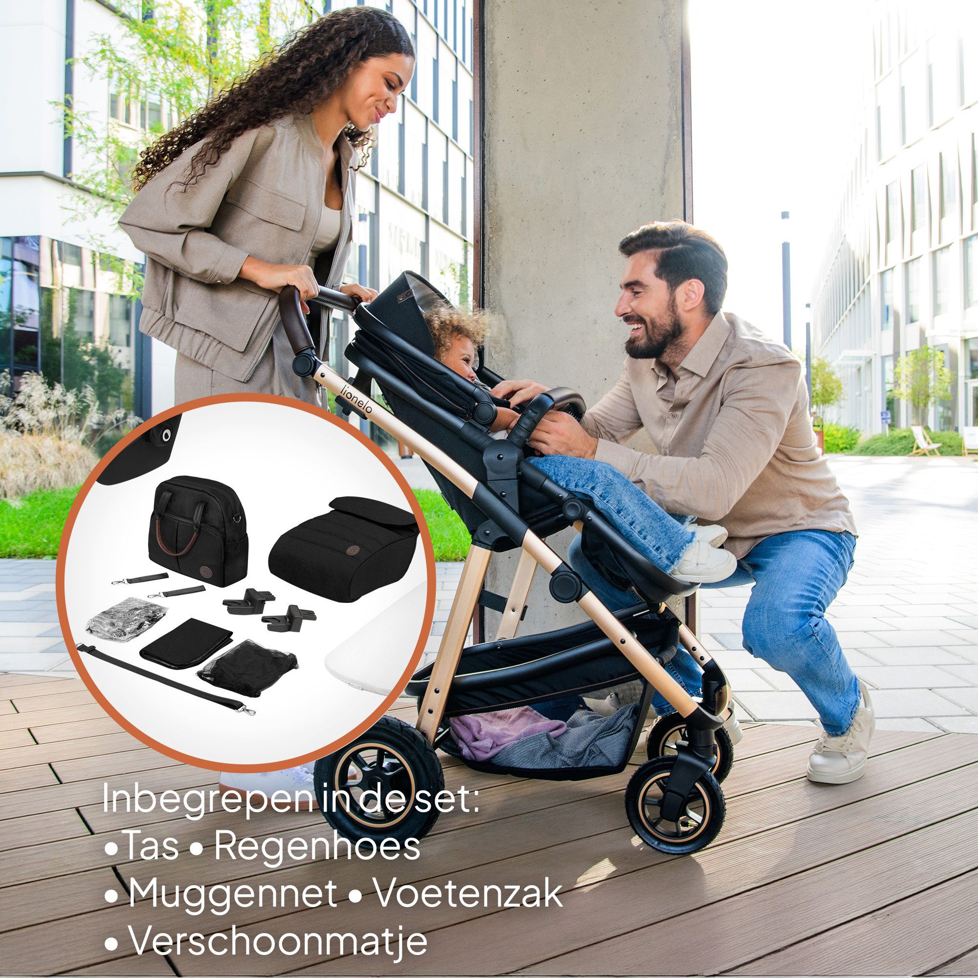Kombi-Kinderwagen Amber 2in1