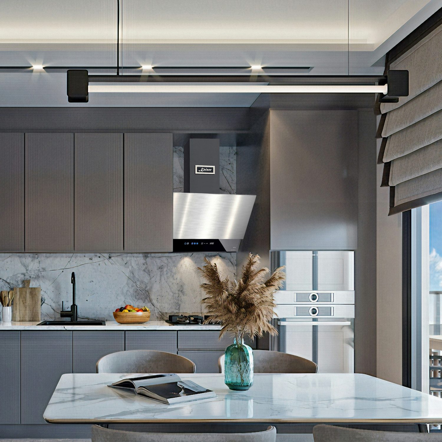 Wandhaube AT 6410 FR Eco+Umluft