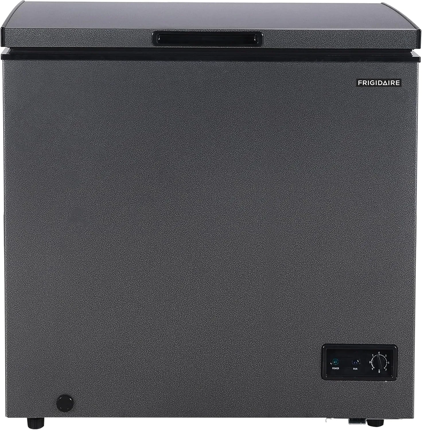 Frigidaire 7 Cu. Ft. Chest Freezer, Granita Finish, Adjustable Thermostat, Easy Defrost, Removable Basket