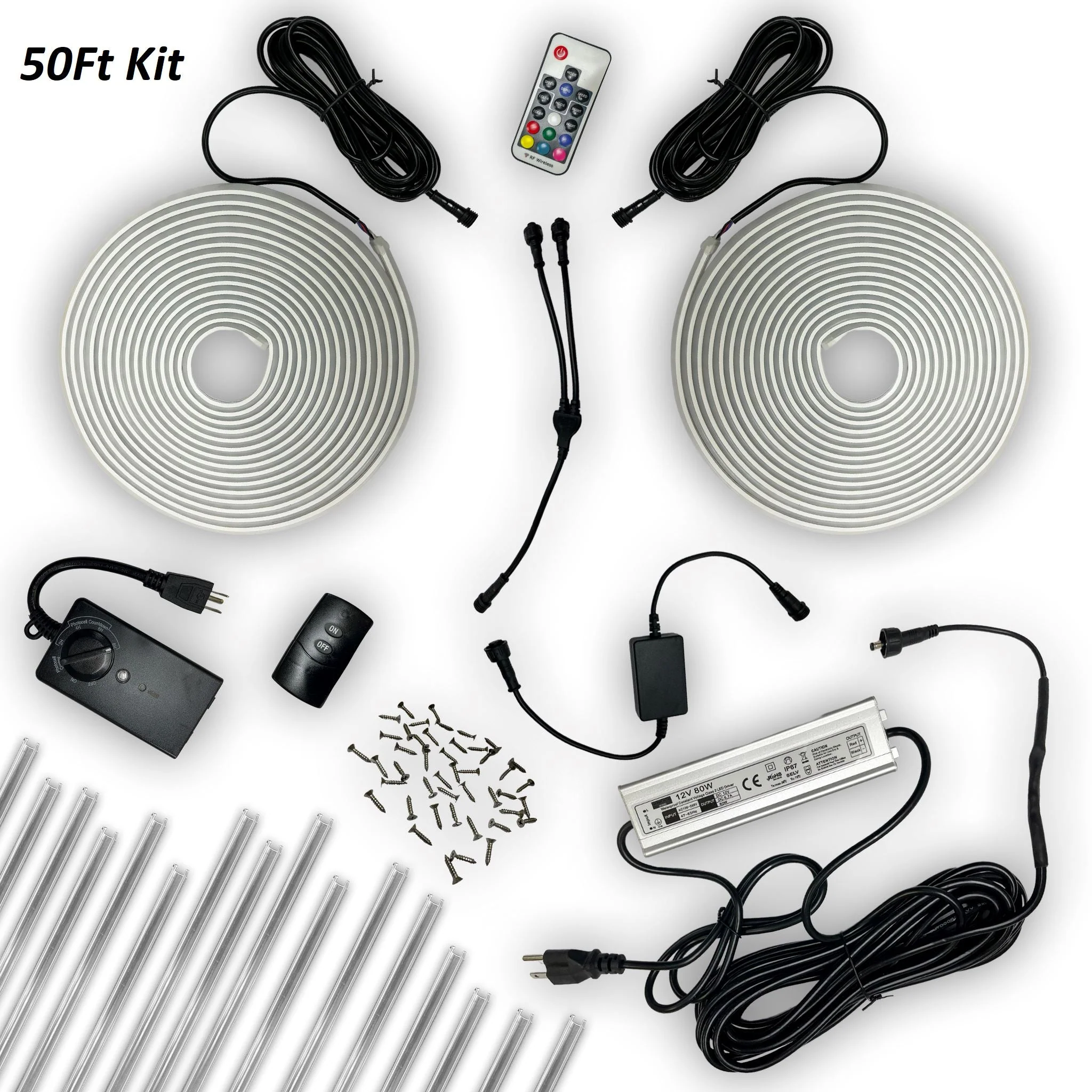 Pimp My Dock LED Accent Under glow Lighting Kit (Blue, Green, UV, White, or Color Changing) DIY Premium LED Under Dock Lighting Kit IP68 Completely Waterproof