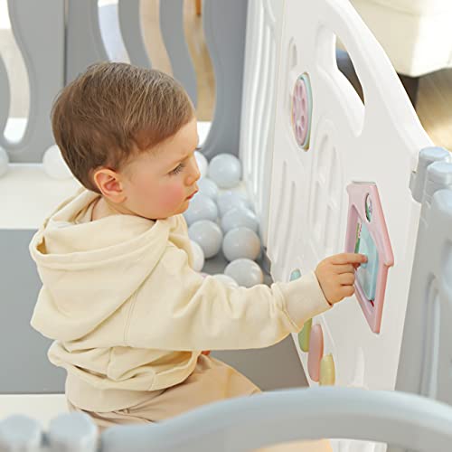 Gupamiga Recinto per Bambini Pieghevole 155×150 cm, Box per Bambini o Neonato con Tavola di Pittura : Amazon.it: Prima infanzia