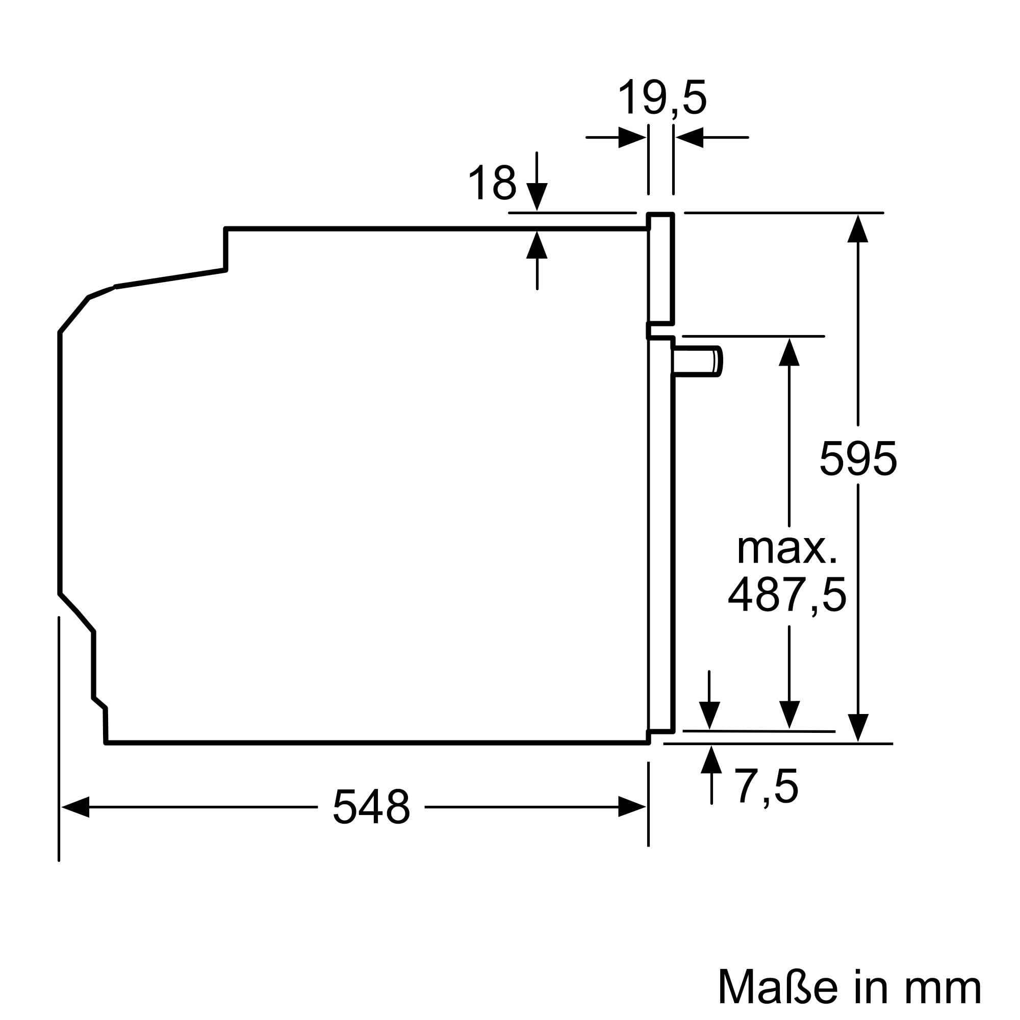 Einbau-Backofen iQ700 HB774G1B1 60 x 60 cm mit Pyrolyse, Air Fry und TFT-Display aus Edelstahl