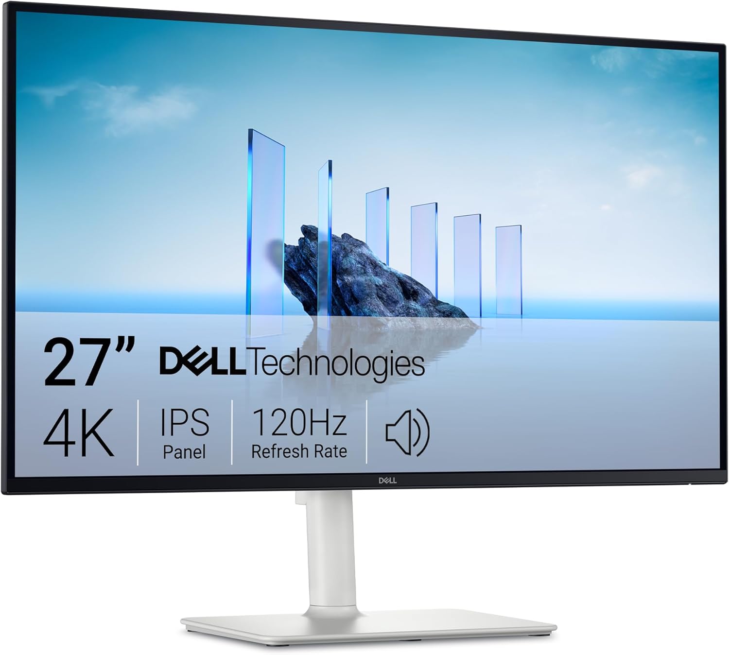 27 Plus Monitor - S2725QS, 4K UHD (3840x2160), 120Hz, IPS, 4ms, AMD FreeSync Premium, 99% sRGB, Regolabile in Altezza, Altoparlanti integrati, DisplayPort, 2 HDMI, 3 Anni di Garanzia