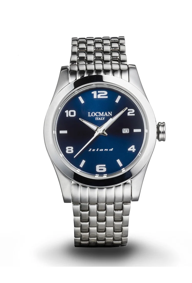 Orologio Locman Island blu bracciale acciaio 0613A02S-00BLWHB0