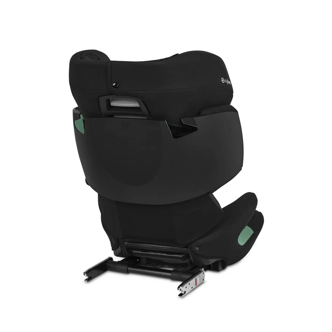 Seggiolino auto CYBEX Solution X i-Fix – Gruppo 2/3, Pure Black, con ISOFIX e poggiatesta regolabile in altezza