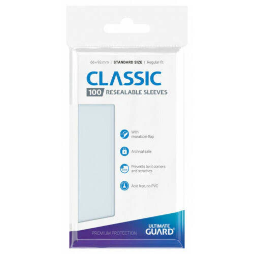 Ultimate Guard Classic Resealable Standard Sleeves (100)