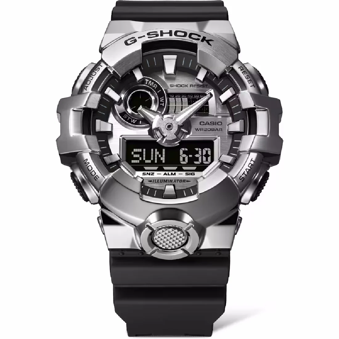 Orologio G-Shock GM-700-1AER cassa bigsize acciaio e resina