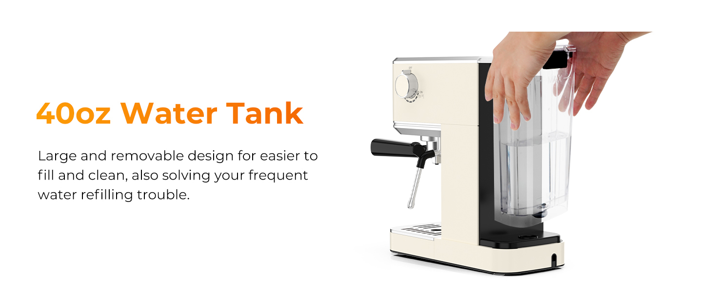 Removable Water Tank