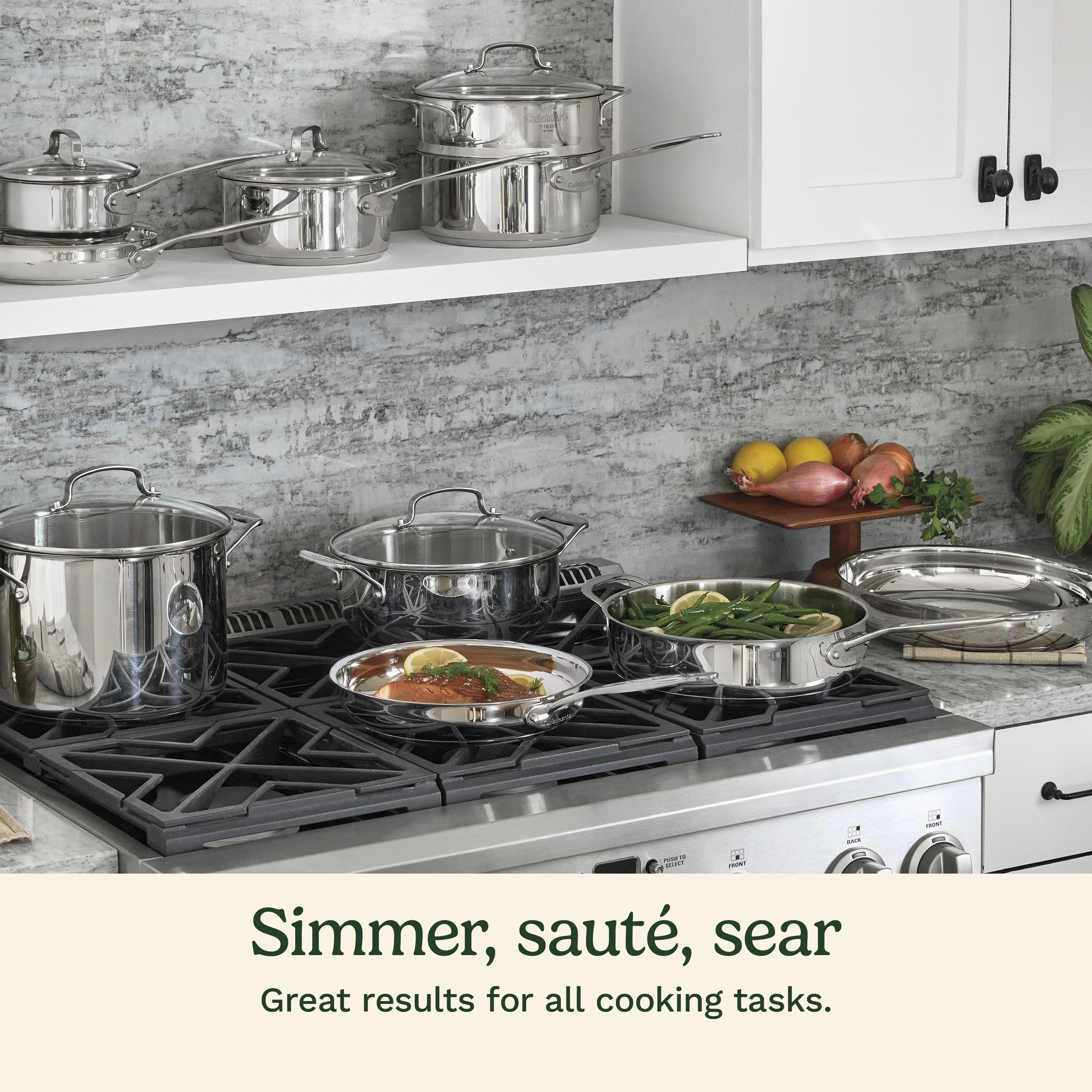 Cuisinart Chef��s Classic 17-Piece Stainless Steel Cookware Set