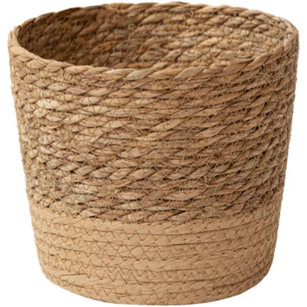 Seagrass Plant Basket 8 Inch Indoor Pot Cover Fits 6 to 7 Inch Nursery Pots