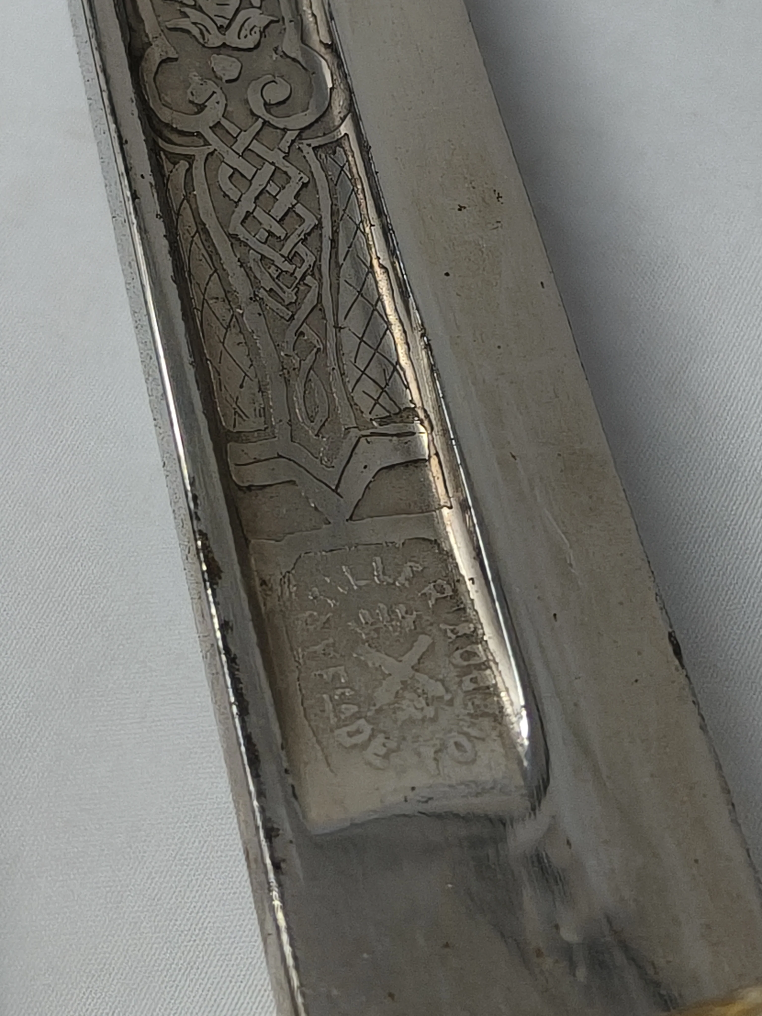Spanish Marine Ceremonial Saber. Franco's period.