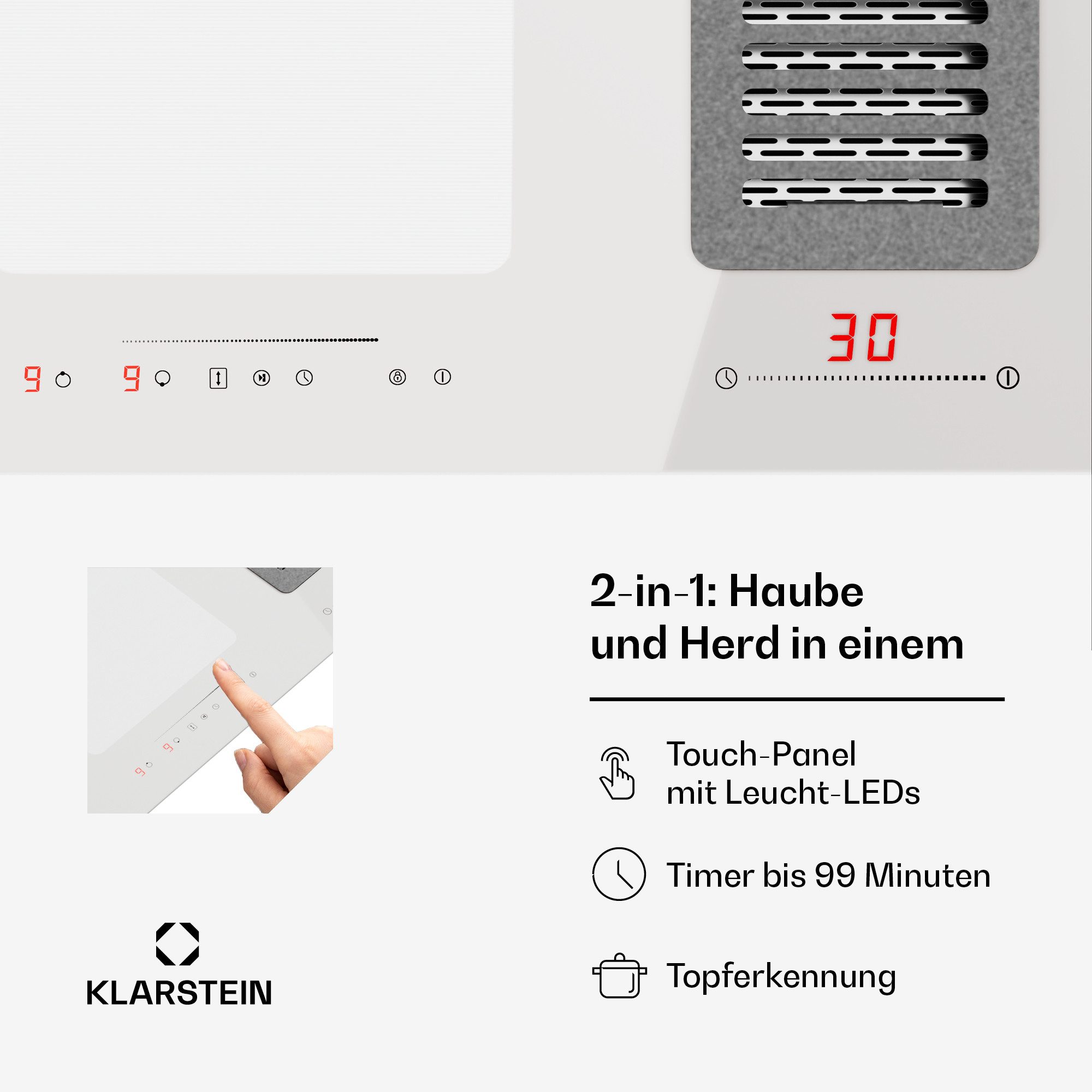 Induktions-Kochfeld Full House