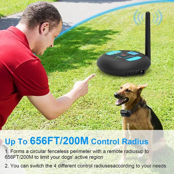 Wireless Dog Fence System �C Adjustable 1650ft Range & Portable Design
