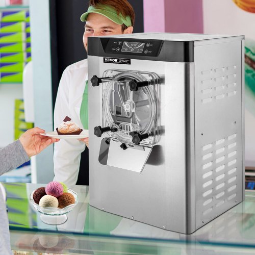 Kommerzielle Harte Eismaschine 3,5-4,4 UK Gallonen/H Edelstahl Eisbereiter