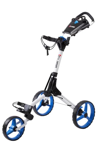 SkyMax CUBE 3   Carrello da golf, unisex, taglia unica, colore: Bianco/Blu : Amazon.it: Sport e tempo libero