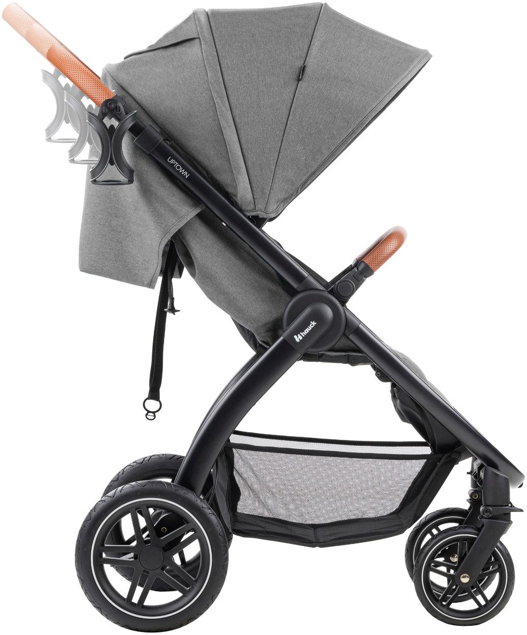 Kinder-Buggy Uptown, Black Melange Grey