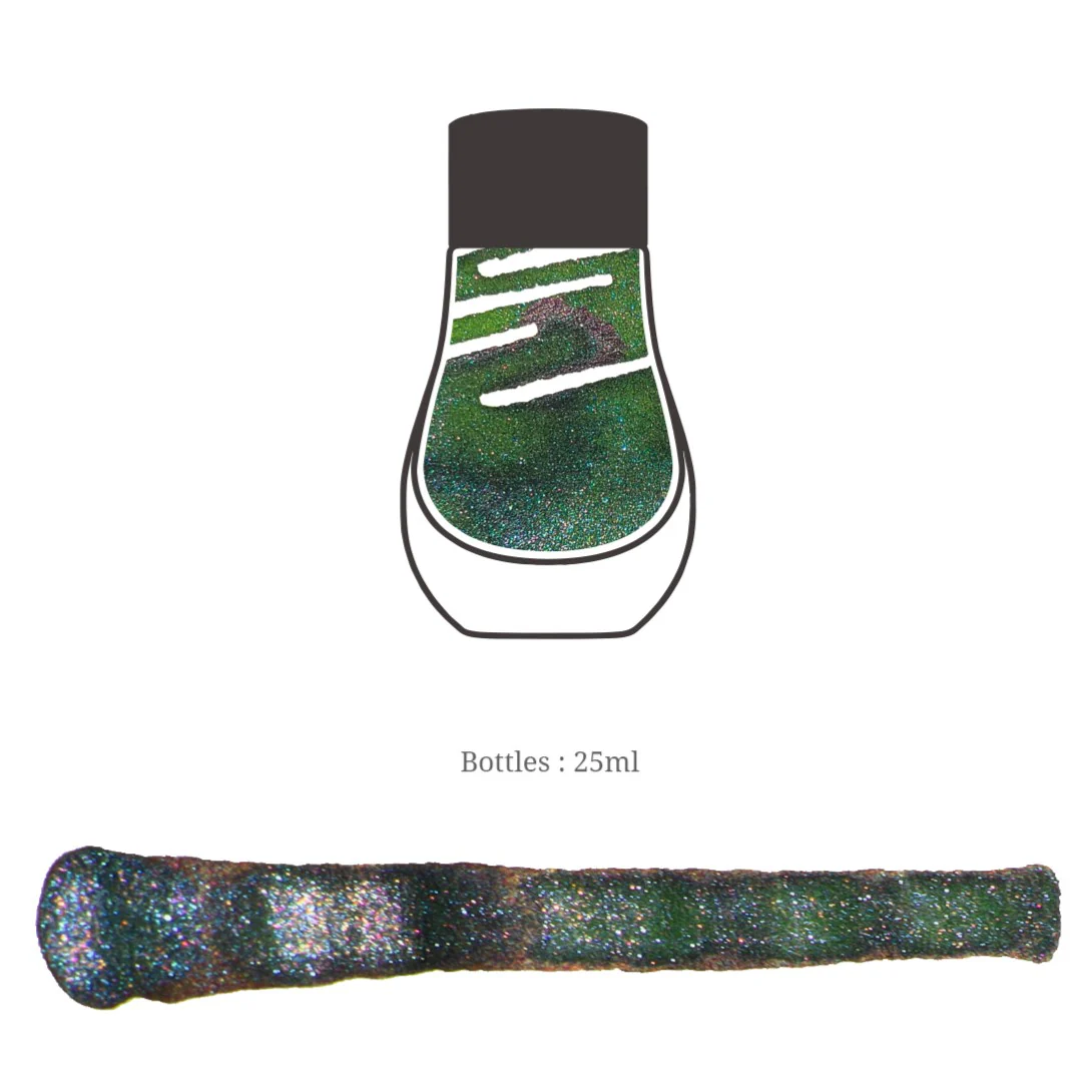 Dominant Industry Natural GREEN - Pearl Series Ink Bottle