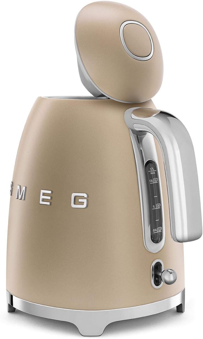 Smeg, 2x2 TSF01CREU -Toaster, 2 Schlitze für 2 Scheiben, 6 Vergoldungsniveaus, Heizfunktion, Abtau- und Bagel- Funktion, Sammelschublade, 950W, Creme