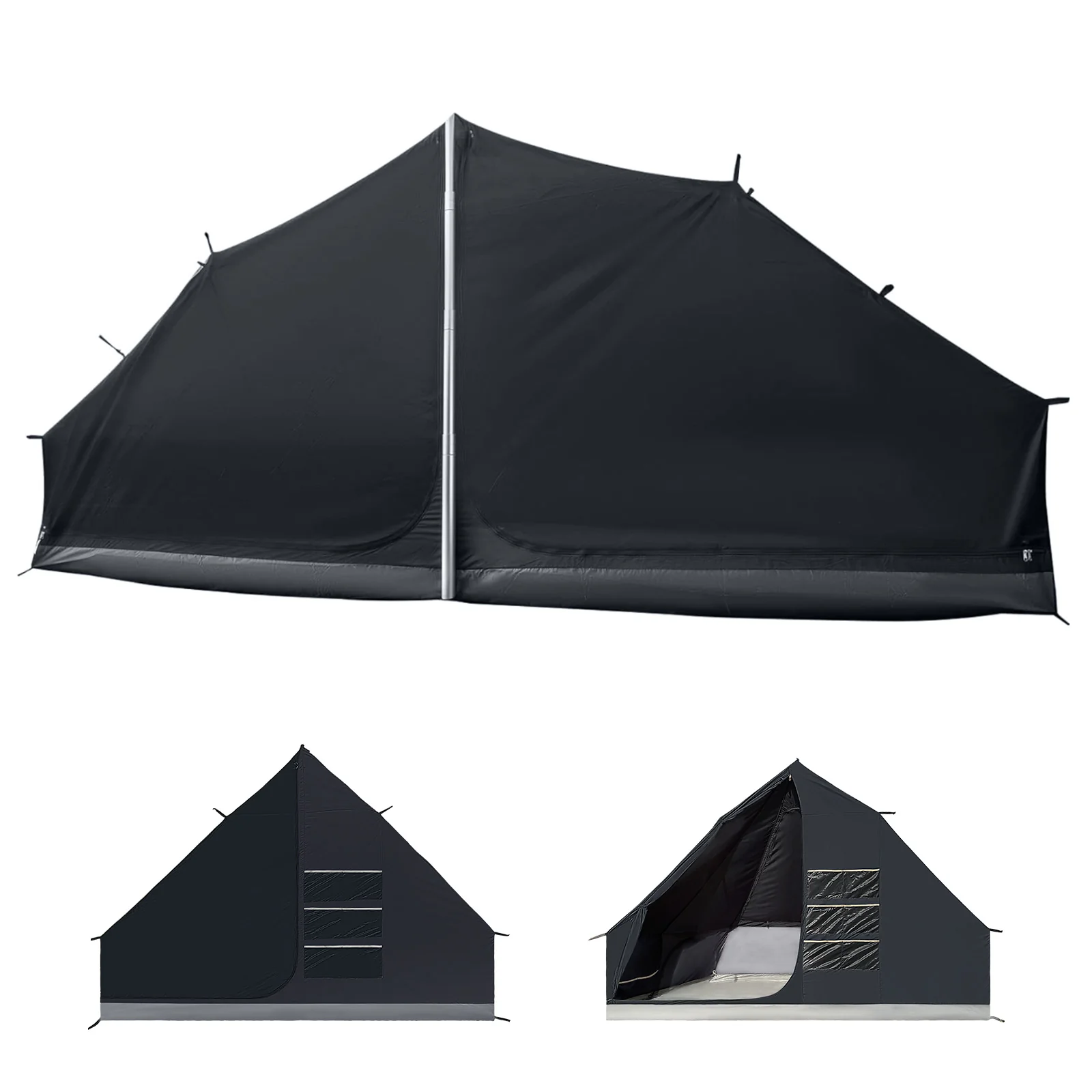 2025 KingCamp Tenda interna per Khan Palace – Cabina notte oscurante con ventilazione in mesh, pavimento impermeabile e spazio per 2 persone