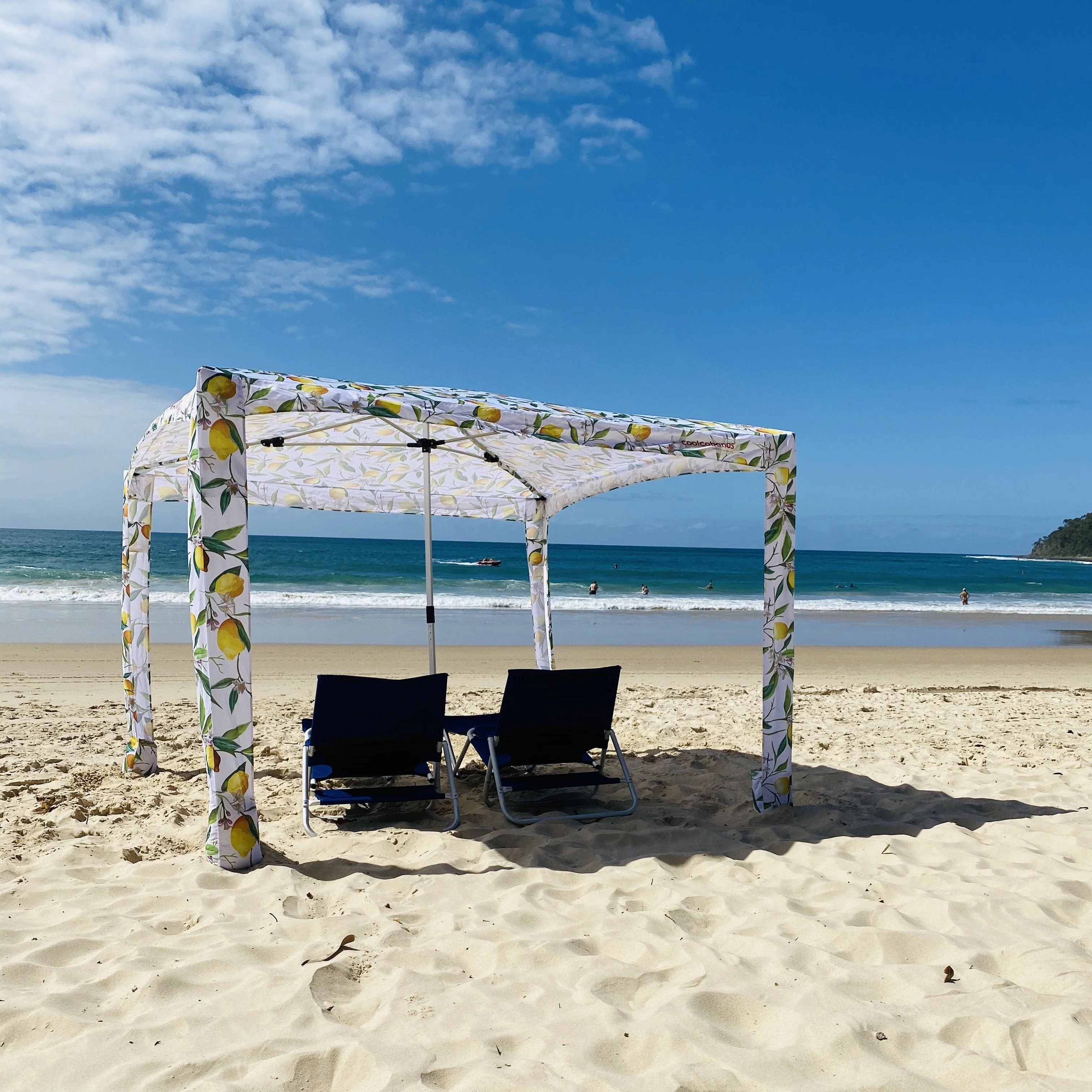 CoolCabana 5 Ombreggiatura da Spiaggia - Protezione UPF 50+, Ampia Zona d’Ombra