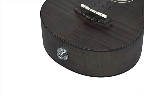 Ibanez Ukulele UEW12E in Black Ice Flat : Strumenti Musicali