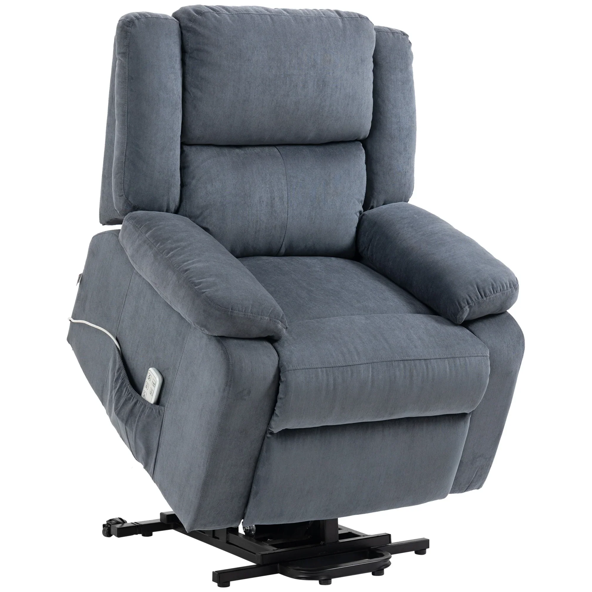 HOMCOM Sta-op stoel relaxfauteuil elektrisch met sta-ophulp