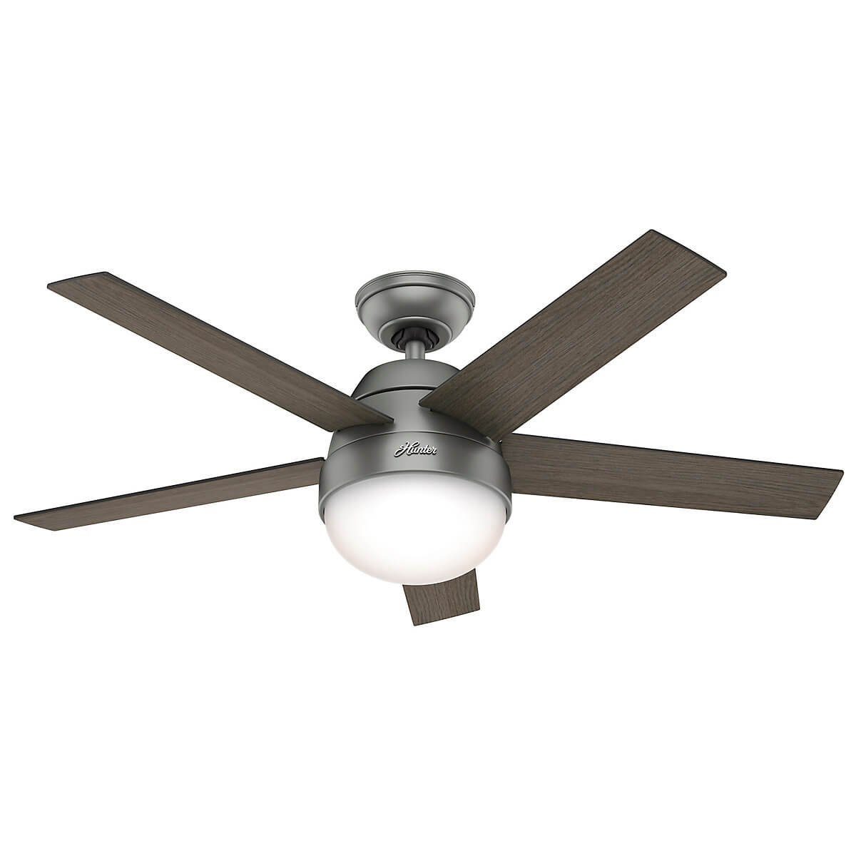 Deckenventilator Deckenventilator Stile Silber mit Licht & Fernbedienung