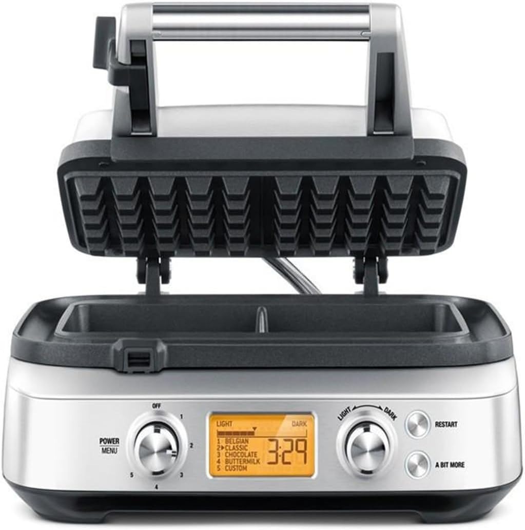 Sage - The Smart Waffle Pro - Macchina per Waffle - Acciaio Inox Spazzolato