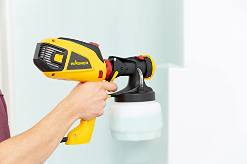 WAGNER Pistola a Spruzzo W 590 Flexio, per Vernici per Pareti (no farine minerali), Smalti e Velature, Ambiente Interno/Esterno, Resa 15 M² 6 Min, Capacità 1300 Ml/800 Ml, 630 W : Amazon.it: Fai da te