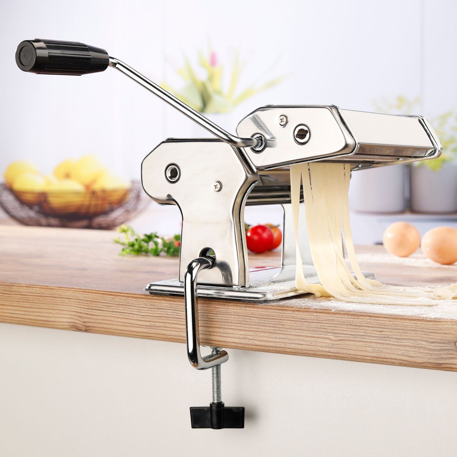 Nudelmaschine Edelstahl Nudelmaschine Pasta Tagliatelle Maschine