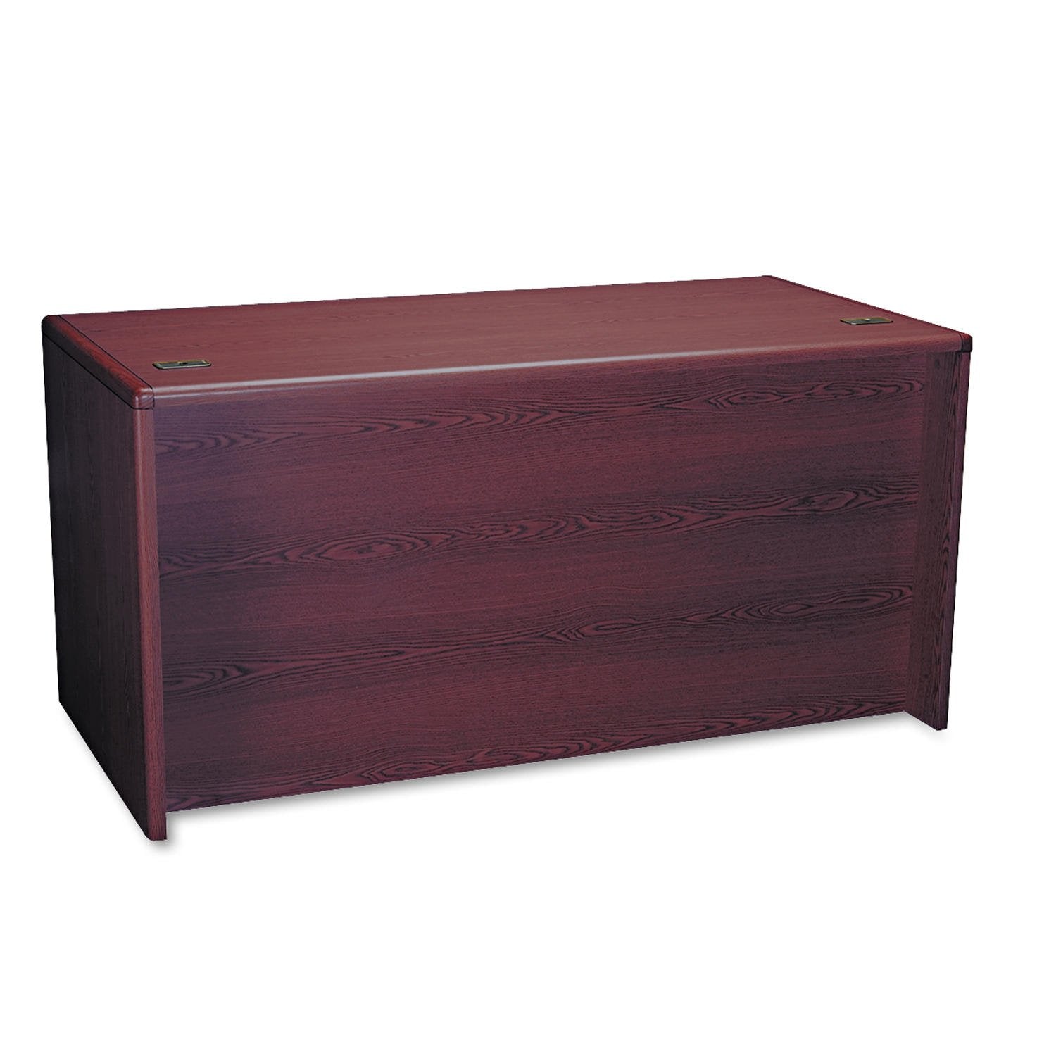 HON 10700 Series Double Pedestal Desk, Mahogany