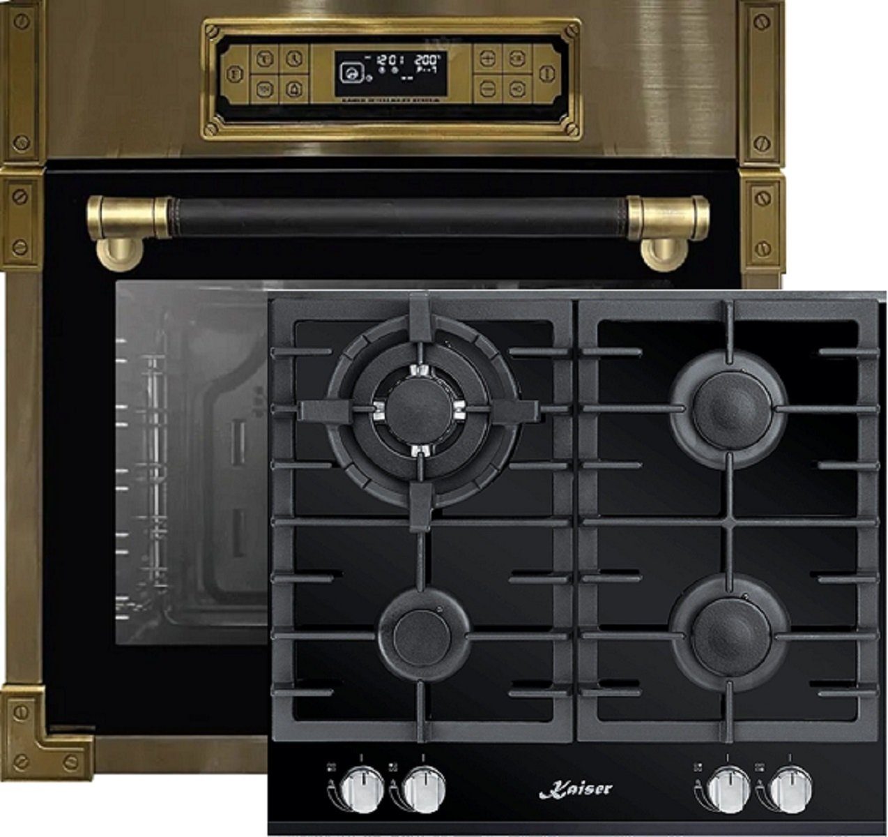 Backofen-Set EH 6726 AD+KCG 6380