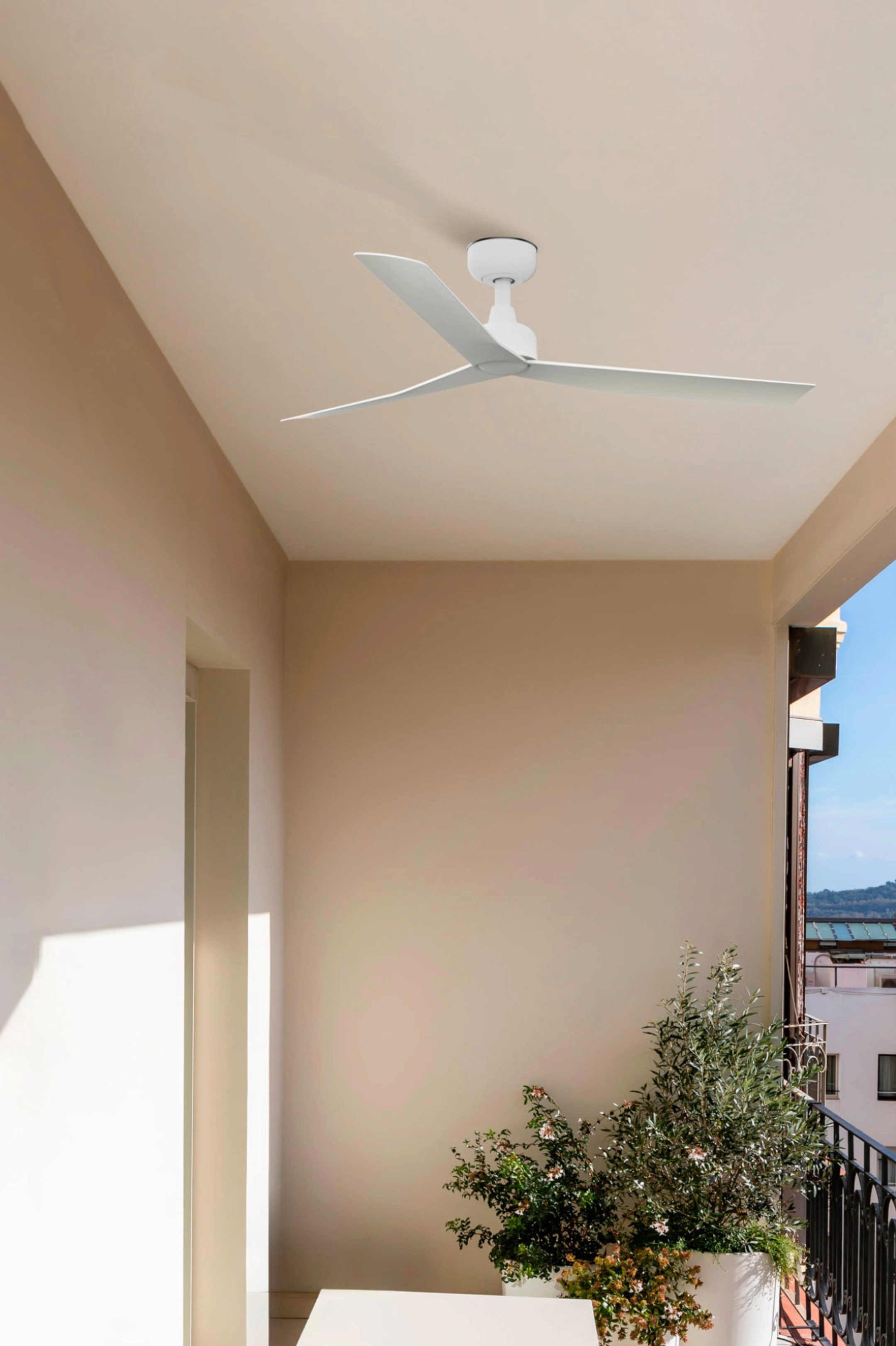 Deckenventilator Outdoor DC Deckenventilator Marine 125 cm Weiß