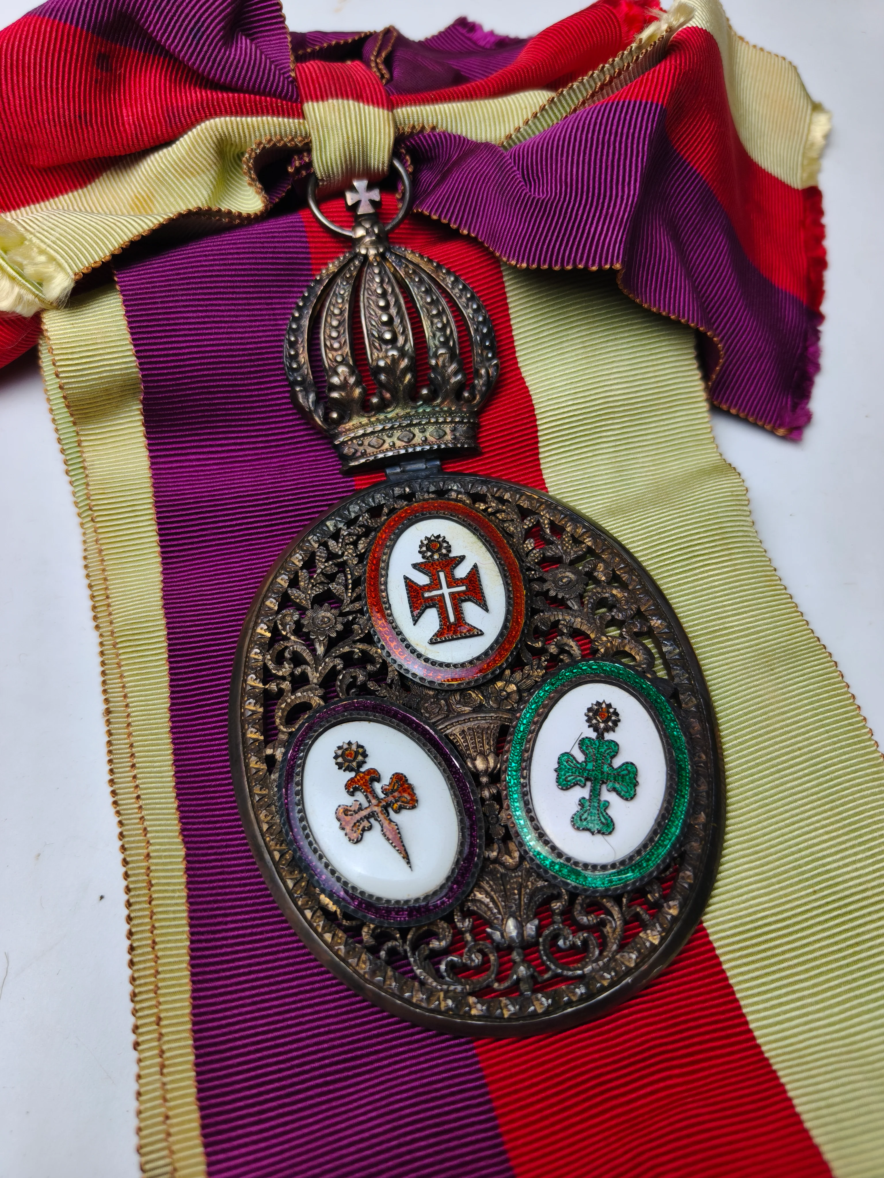Brazilian Triple Order Badge of Grand Cross.