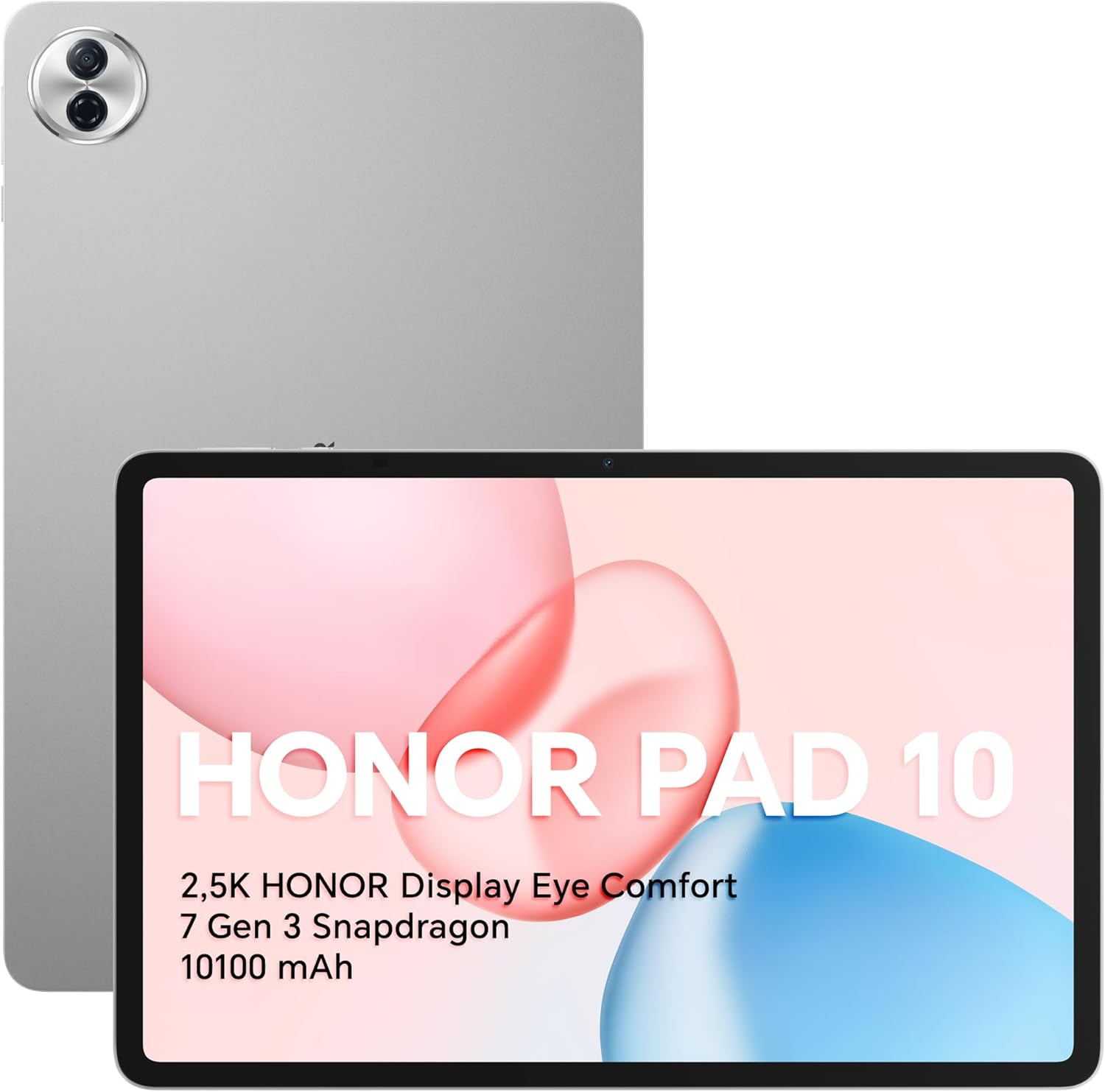 HONOR Pad 10 8GB/256GB Wi-Fi Tablet, 10100mAh Batteria,12,1 Pollici 120HZ 2.5K Eye Comfort Display, 4nm Snapdragon 7 Gen 3, 6 Altoparlanti,AI Efficienza, Android 15, Gray [Versione italiana]