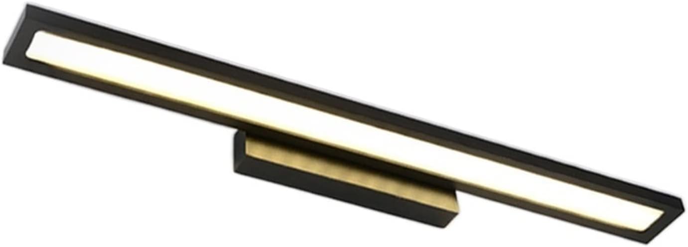 Wandleuchten, LED-Waschtischleuchte for Badezimmerschrank und IP44-Badezimmerleuchten Badezimmer-Wandleuchte(Cool,BLACK_L600MM 12W)